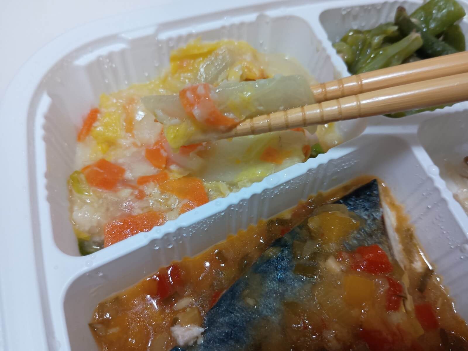 糖15)サバの香味野菜ソース弁当10