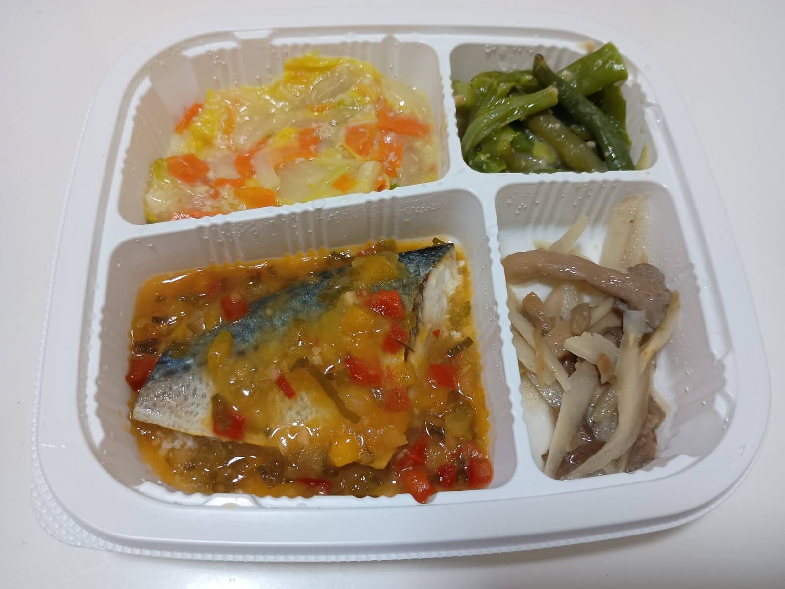 糖15)サバの香味野菜ソース弁当2