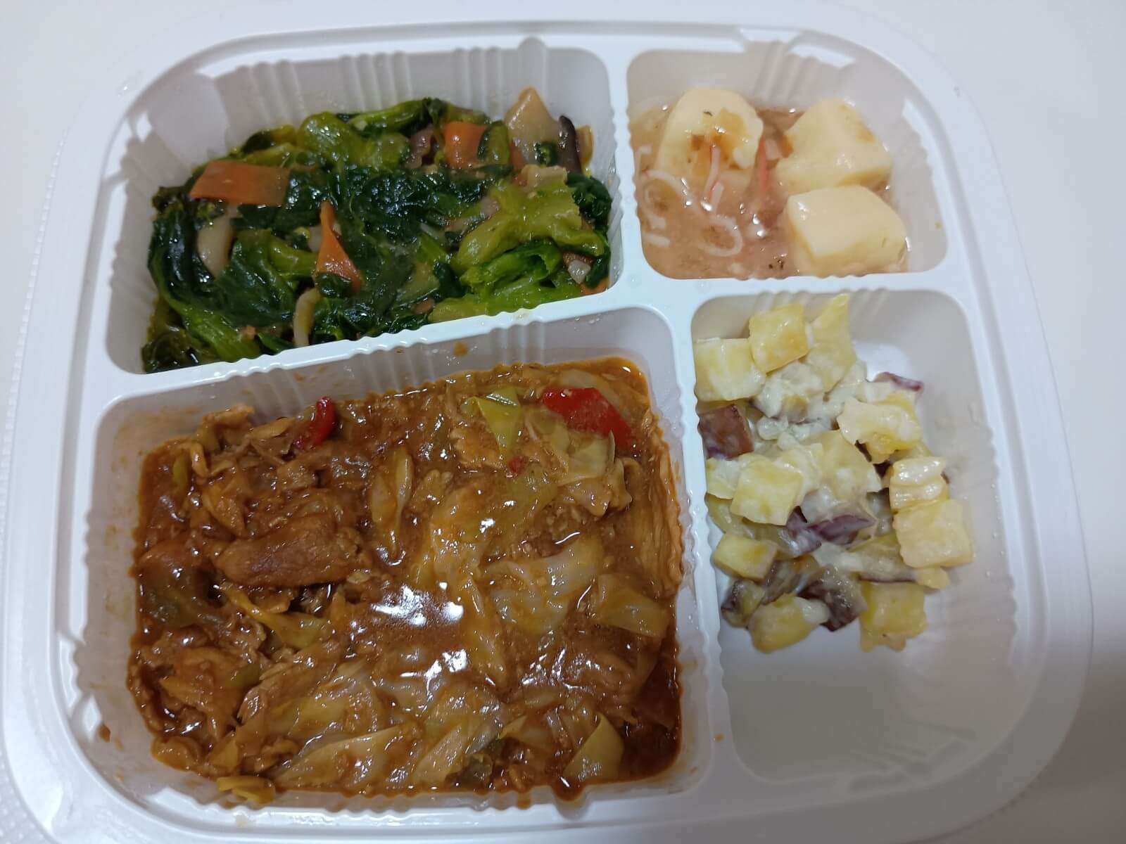糖15)回鍋肉弁当2