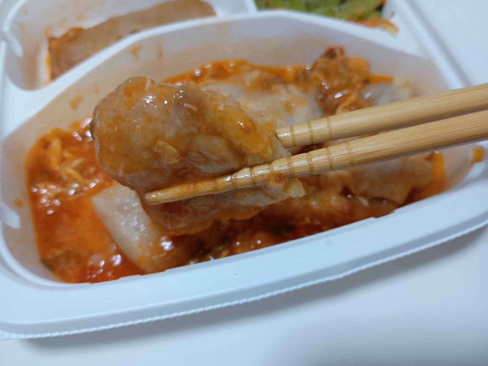 鶏肉と玉子のチリソース炒め弁当6