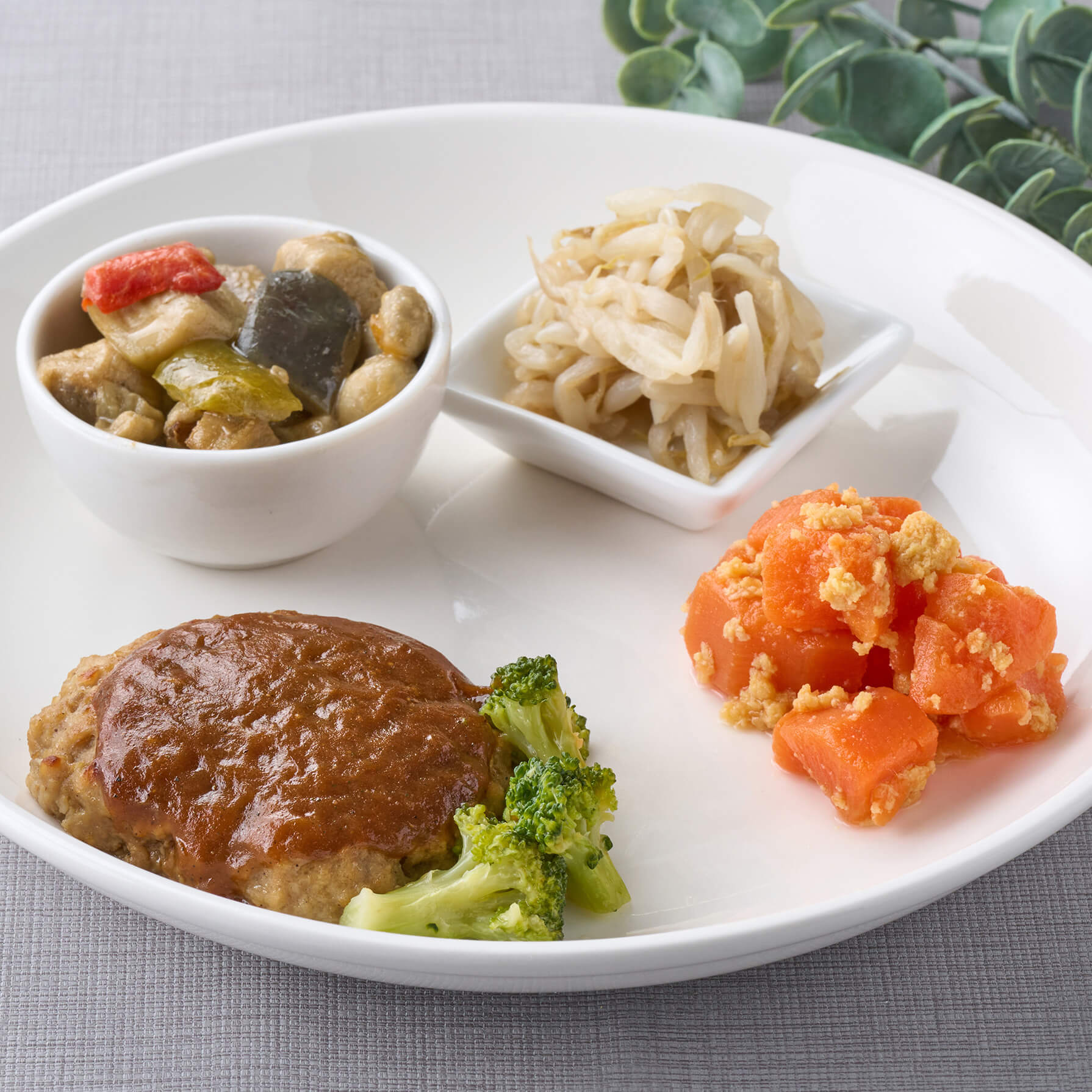 糖15)ハンバーグデミグラスソース弁当