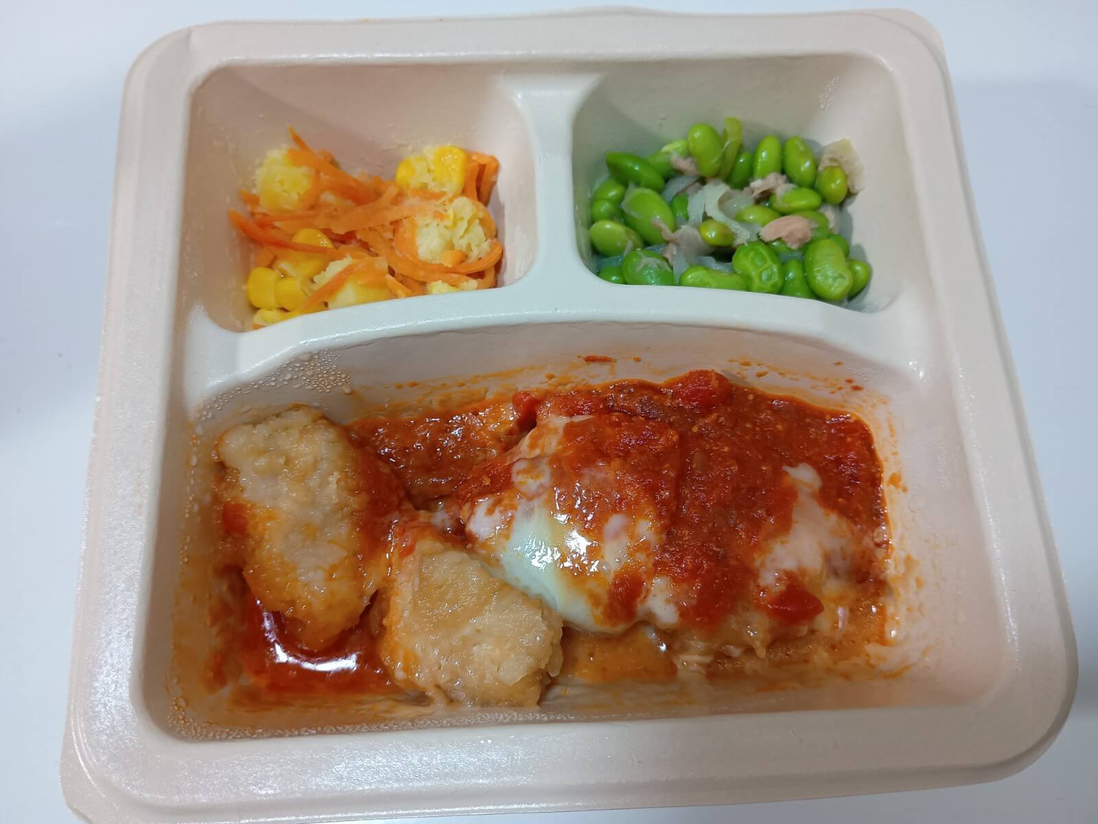 チキンのトマトチーズがけ2