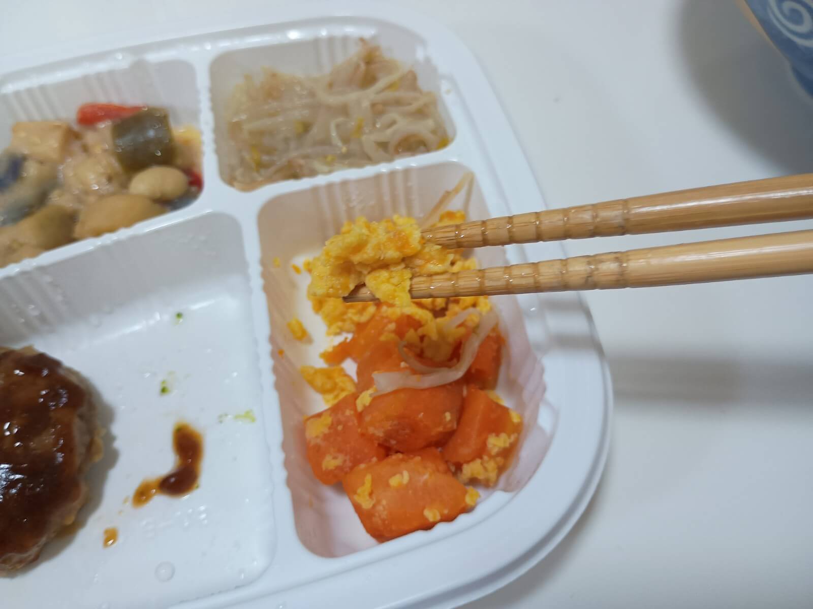 糖15)ハンバーグデミグラスソース弁当11