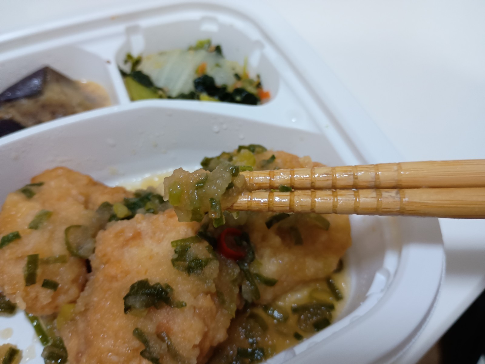 鶏の唐揚げみぞれ仕立て弁当7